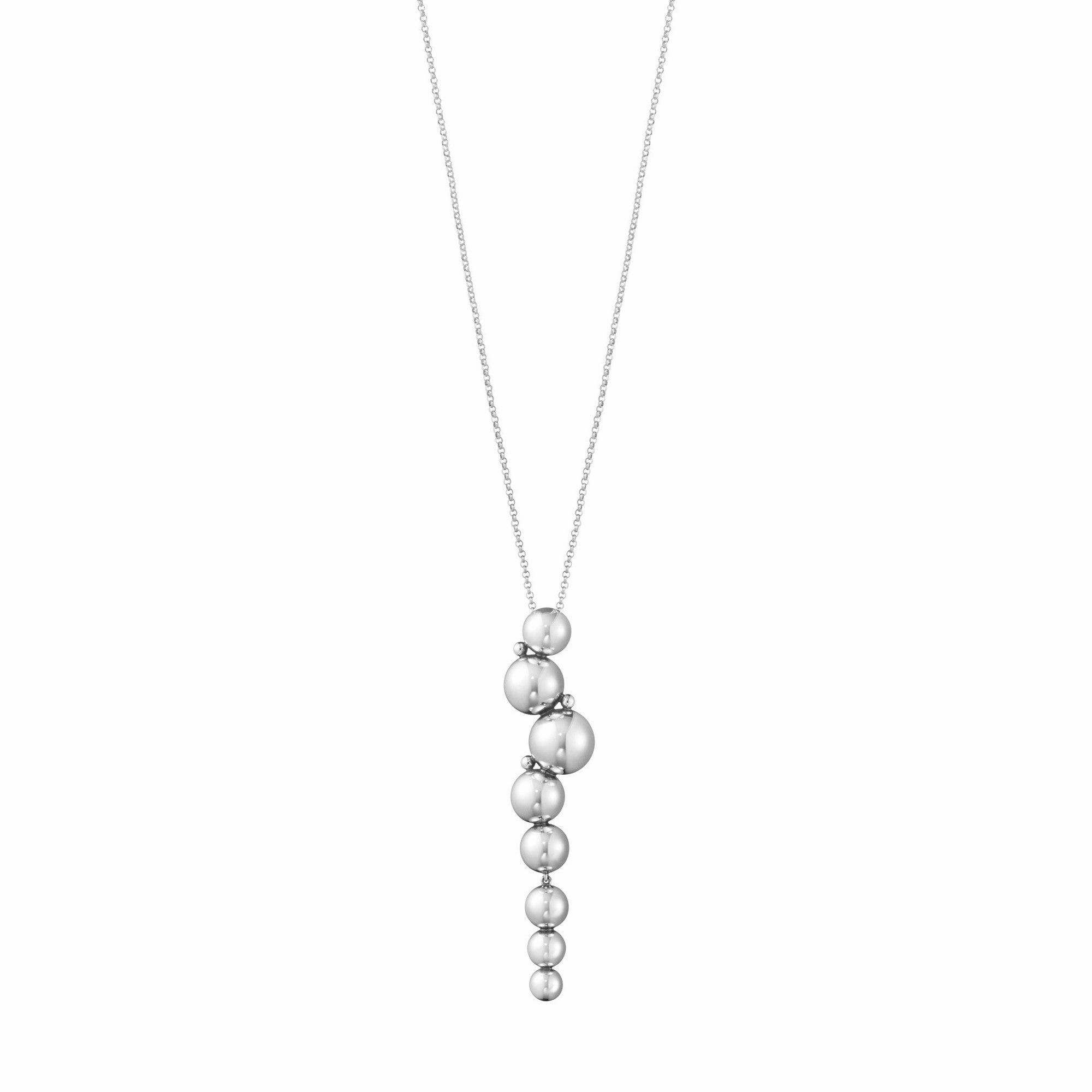 Silver Moonlight Grapes LongPendant