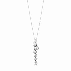 Silver Moonlight Grapes LongPendant