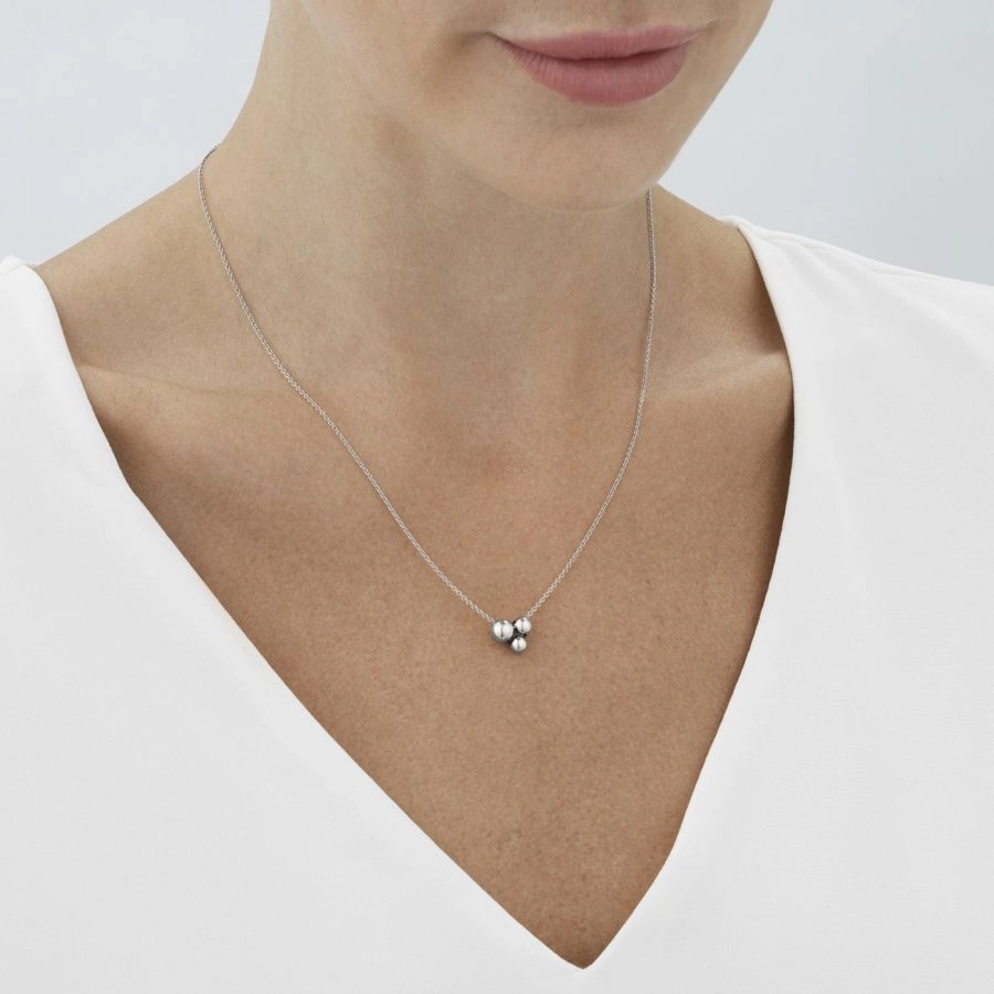Silver Moonlight Grapes Pendant