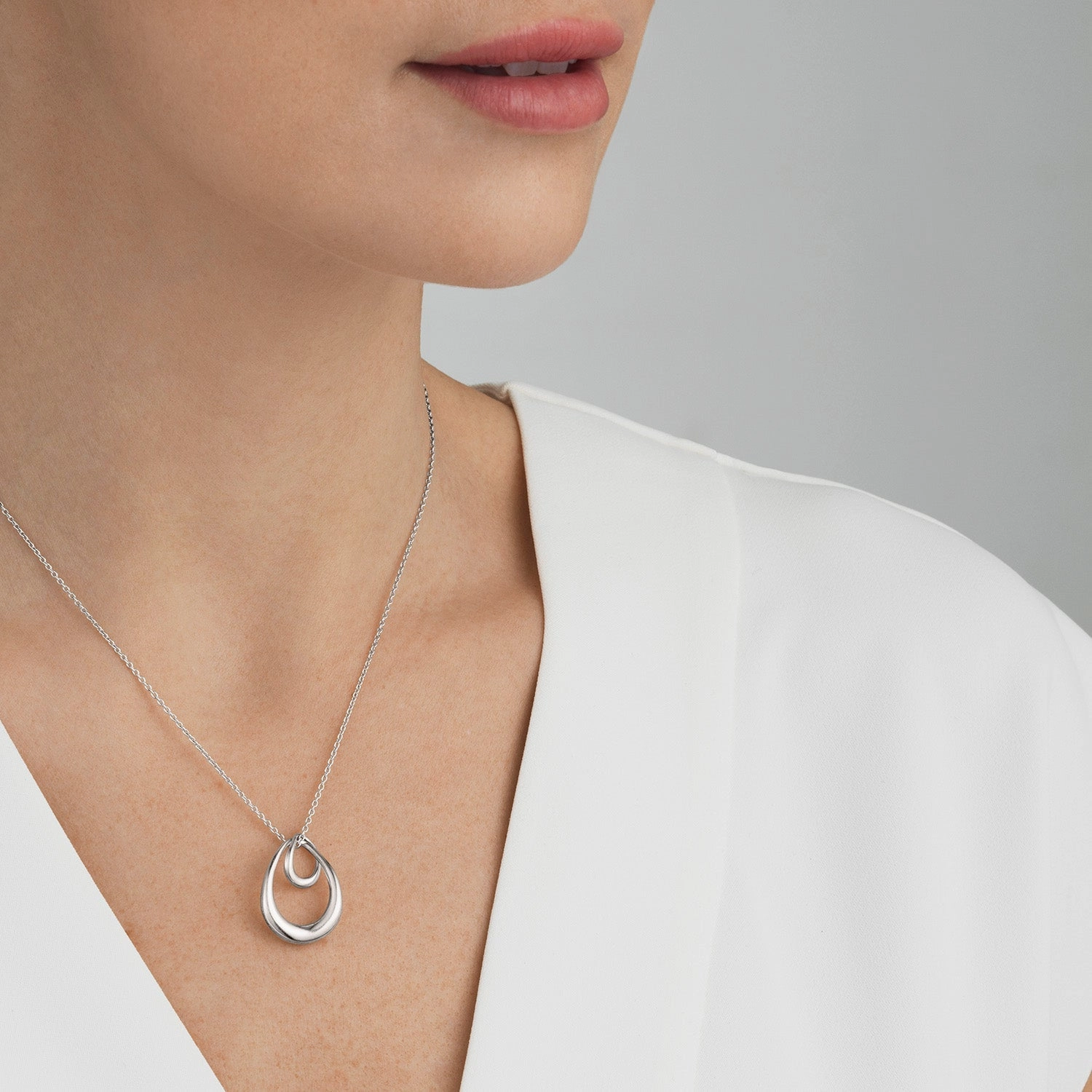 Silver Offspring Large Pendant