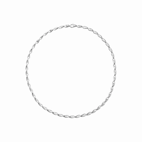 Silver Reflect 45cm Slim Necklace
