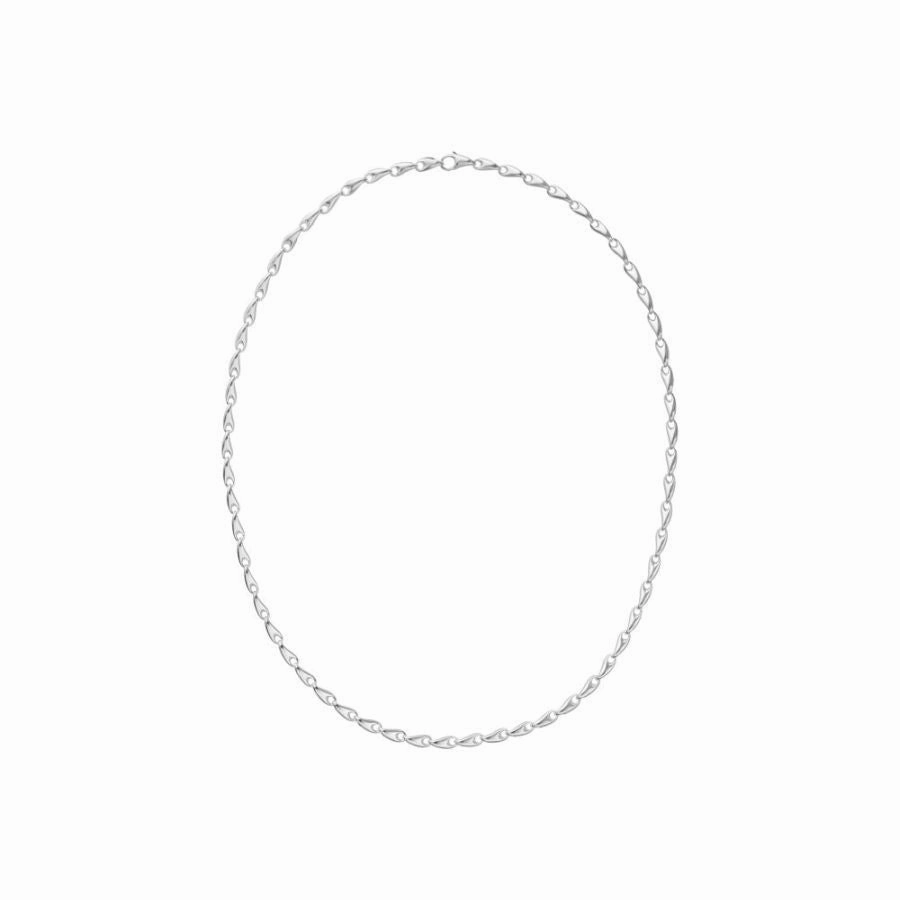 Silver Reflect 55cm Slim Necklace