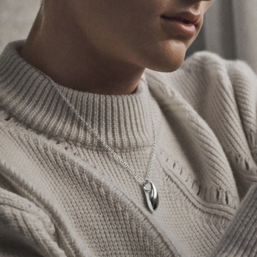 Silver Reflect Medium Pendant