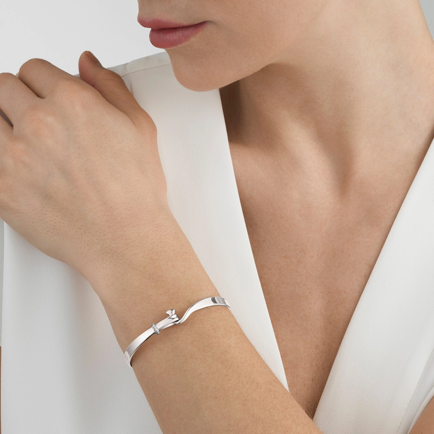 Silver Torun Bangle