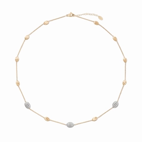 Siviglia Diamond Bean Necklace