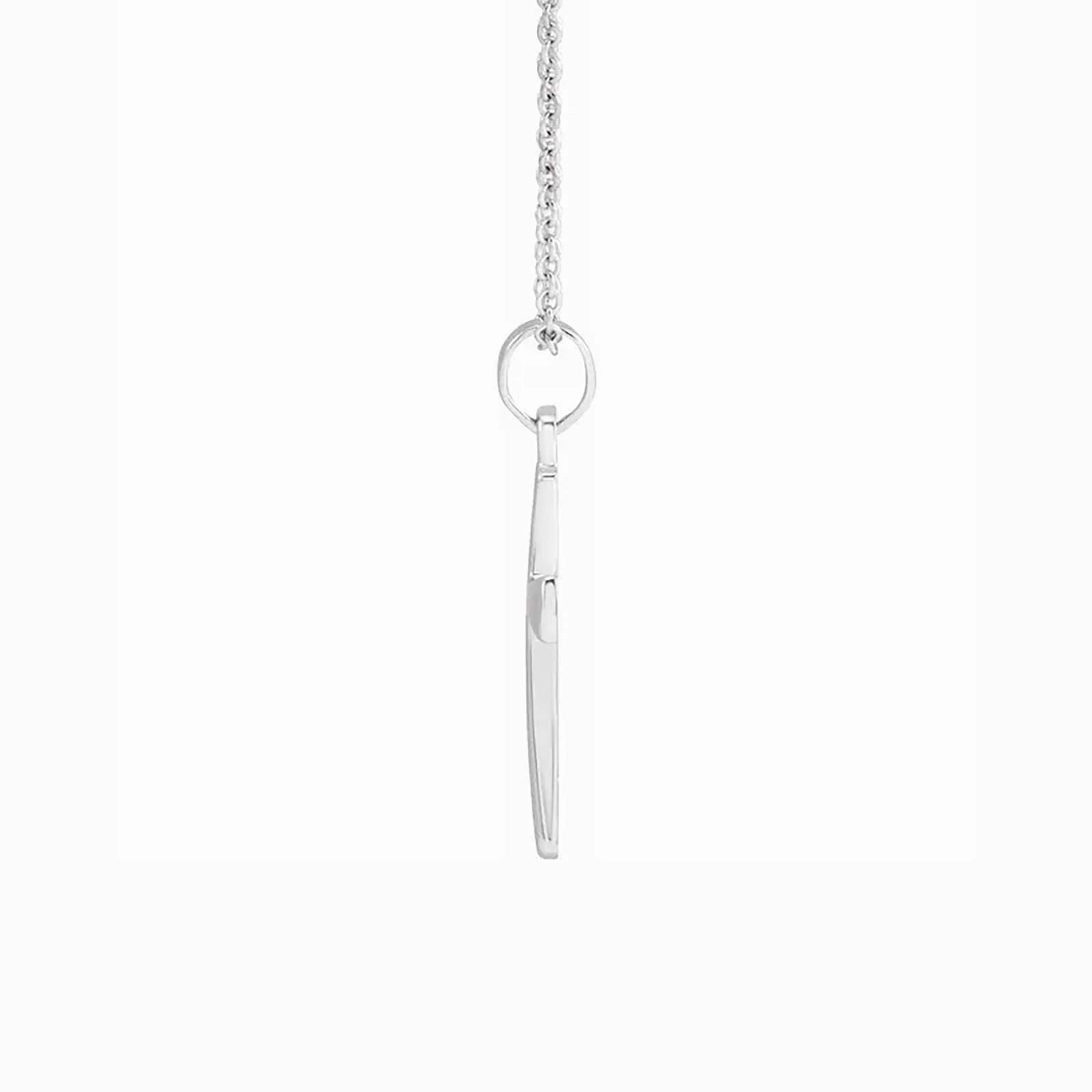 Small Cross Pendant in Sterling Silver