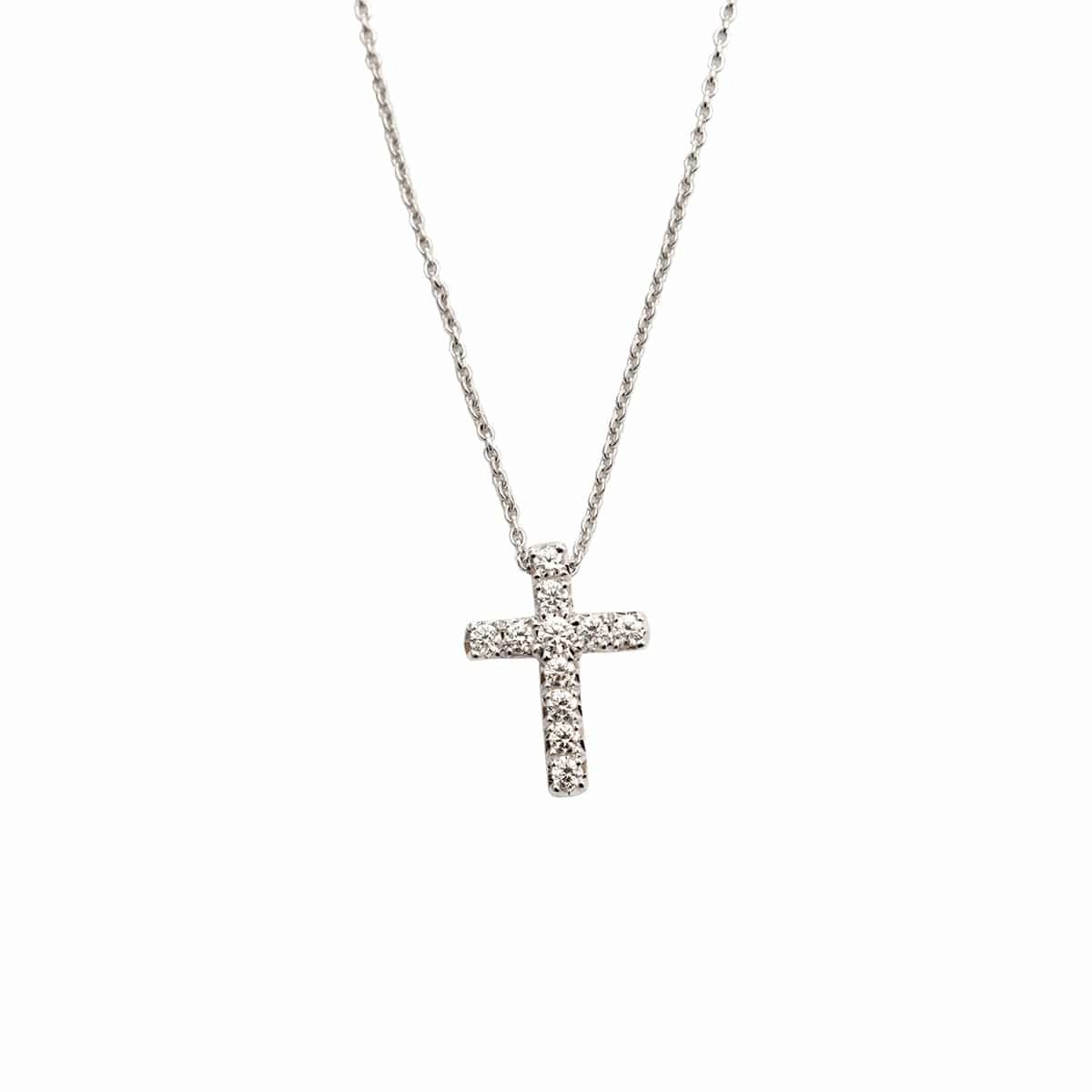 Small Diamond Cross Pendant