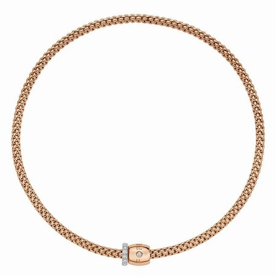 Solo Necklace - 18ct Rose gold