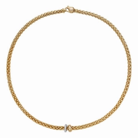 Solo Necklace - 18ct Yellow gold