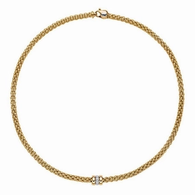 Solo Necklace - 18ct Yellow gold