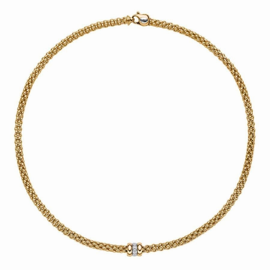 Solo Necklace - 18ct Yellow gold