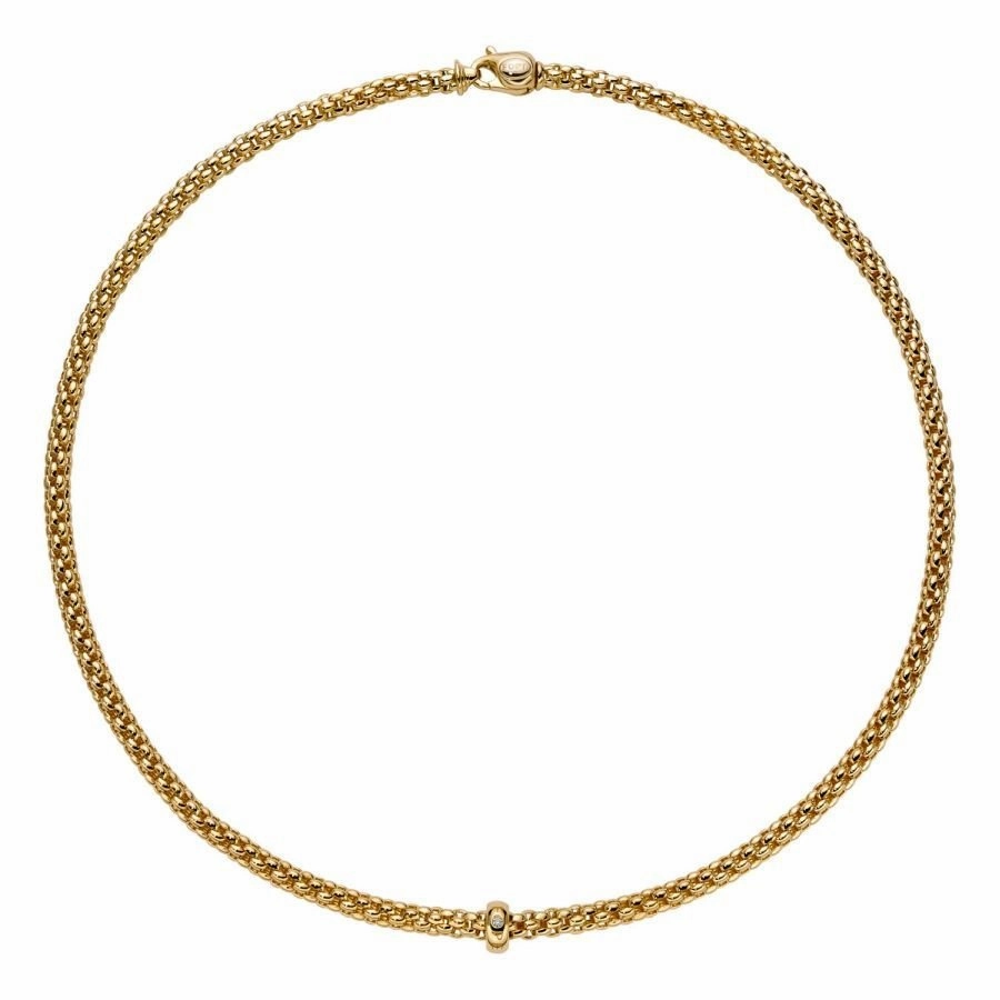 Solo Necklace - 18ct Yellow gold