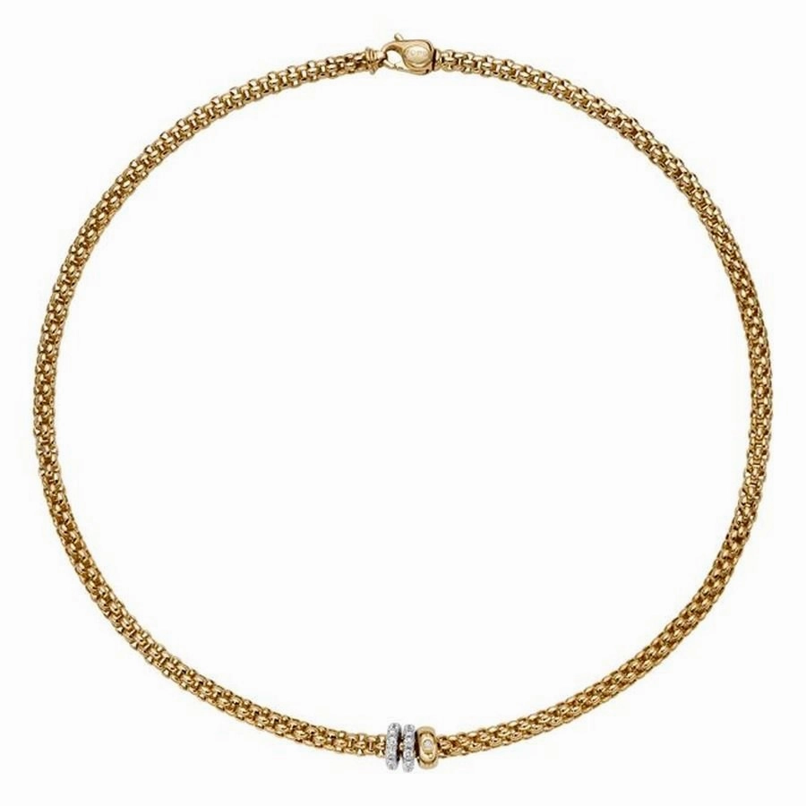 Solo Necklace - 18ct Yellow gold