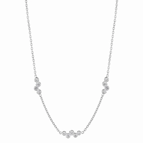 Stardust Triple Round Station Necklace