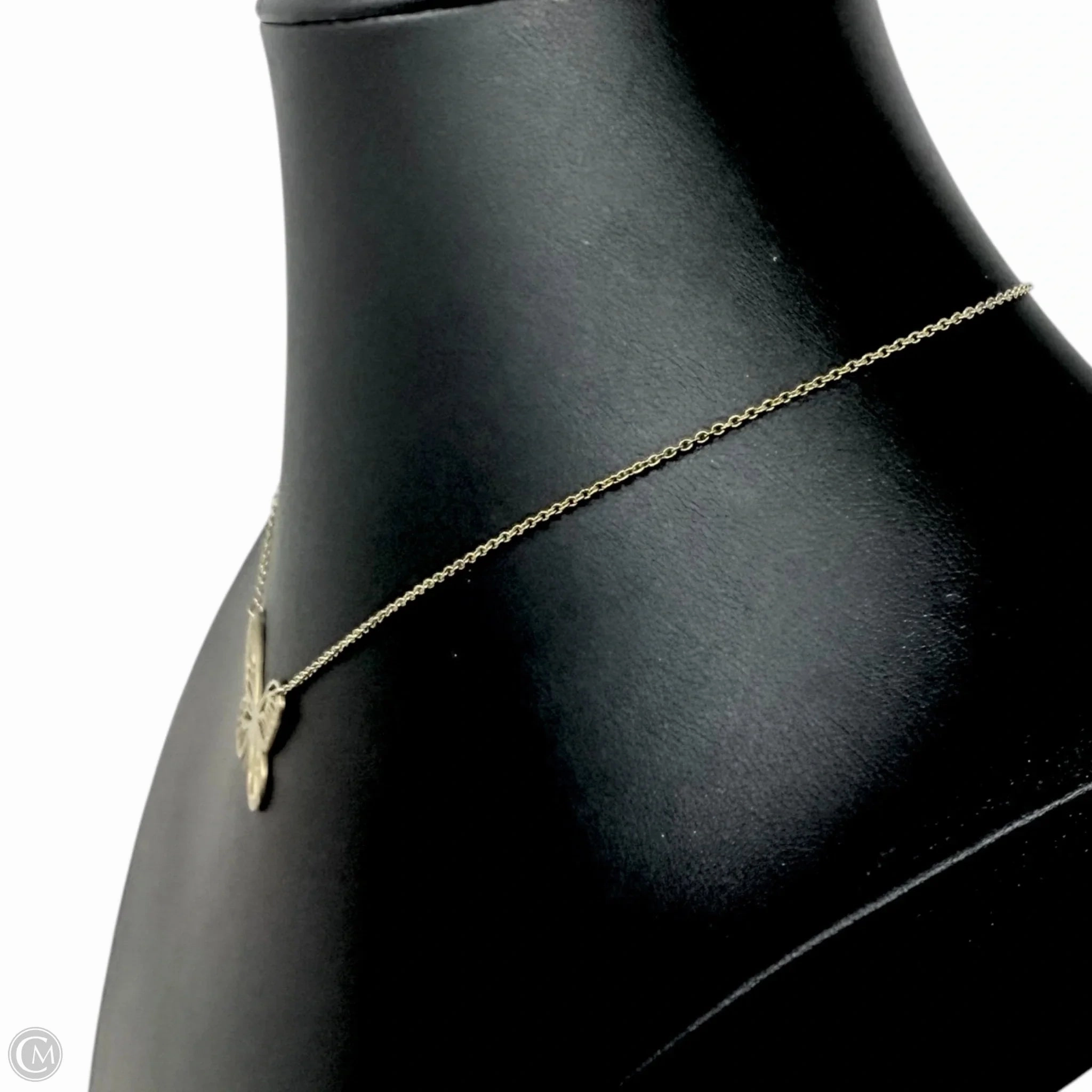 Sterling Silver Butterfly Necklace By Taski