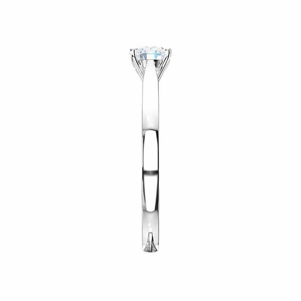 The Forever Platinum Oval Cut Diamond Solitaire Engagement Ring