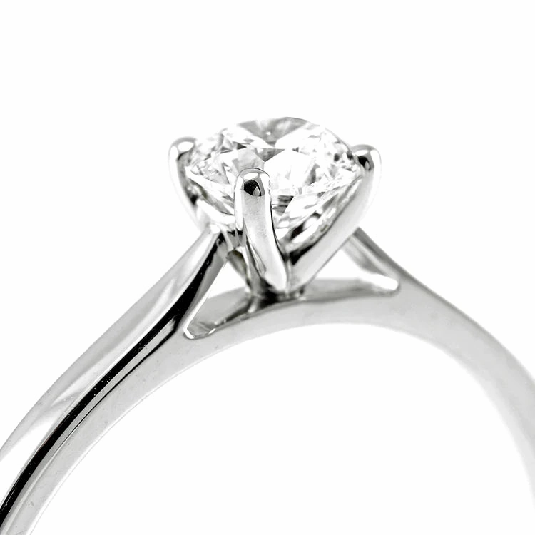 The Magnolia Platinum Round Brilliant Cut Diamond Solitaire 0.24ct-0.50ct Engagement Ring