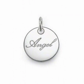 Thomas Sabo Angel Round Disc Pendant