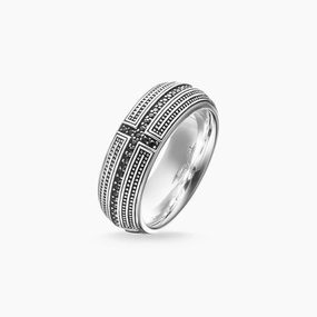 Thomas Sabo Band Ring Cross Pave