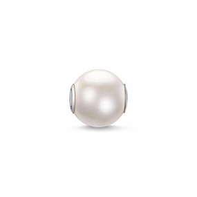 Thomas Sabo Bead white pearl large