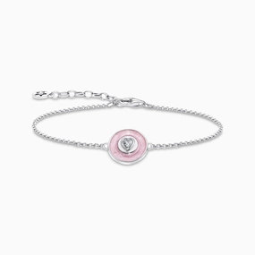 Thomas Sabo Bracelet - Pinkish Cold Enamel and Stones