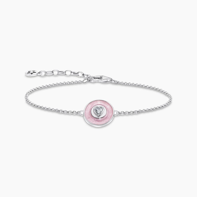 Thomas Sabo Bracelet - Pinkish Cold Enamel and Stones