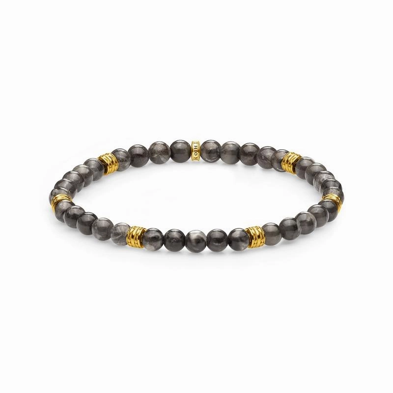 Thomas Sabo bracelet Lucky charm, grey