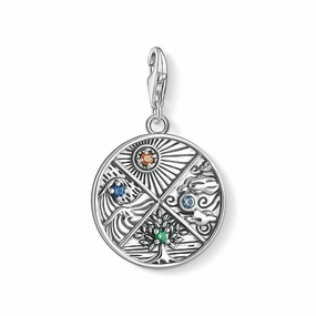 Thomas Sabo Charm pendant 4 elements: earth, water, air, fire