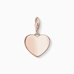 Thomas Sabo Charm Pendant - Heart - Rose Gold