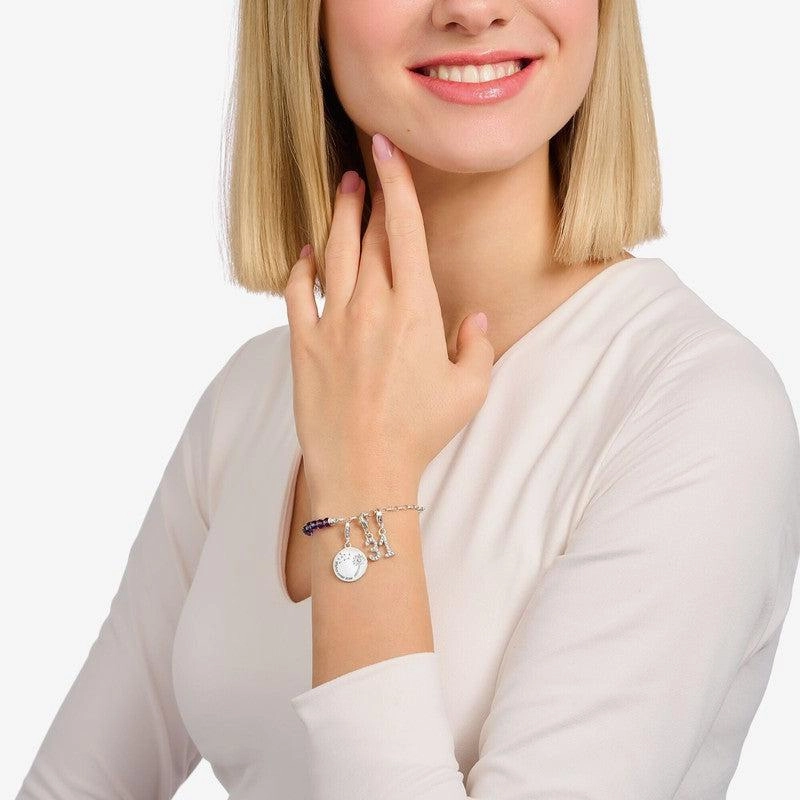 Thomas Sabo Charm Pendant - Number 0 with Zirconia