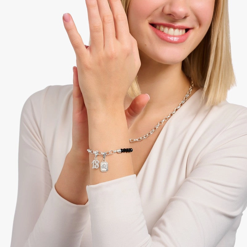Thomas Sabo Charm Pendant - Number 18 - Zirconia
