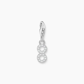 Thomas Sabo Charm Pendant - Number 8 with Zirconia