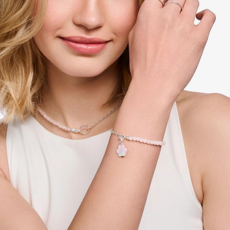Thomas Sabo Charm Pendant - Pink Paw