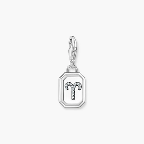 Thomas Sabo Charm Pendant - Zodiac Sign Aries with Zirconia