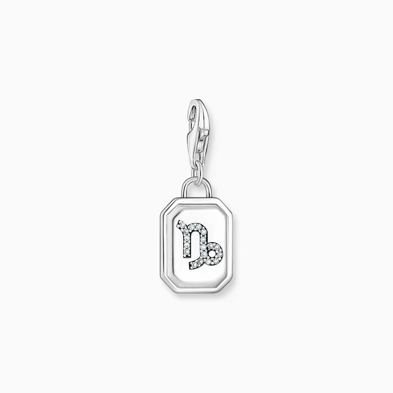 Thomas Sabo Charm Pendant - Zodiac Sign Capricorn with Zirconia