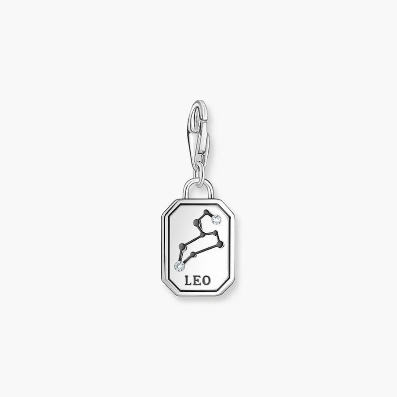 Thomas Sabo Charm Pendant - Zodiac Sign Leo with Zirconia