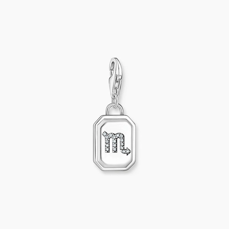 Thomas Sabo Charm Pendant - Zodiac Sign Scorpio with Zirconia