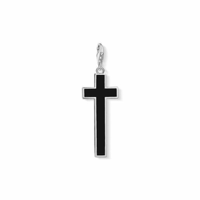 Thomas Sabo CHARM PENDANT BLACK CROSS