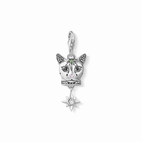 Thomas Sabo Charm pendant Cat silver