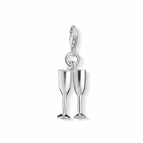 Thomas Sabo Charm pendant champagne glasses