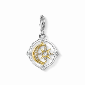 Thomas Sabo Charm pendant Moveable moon & star