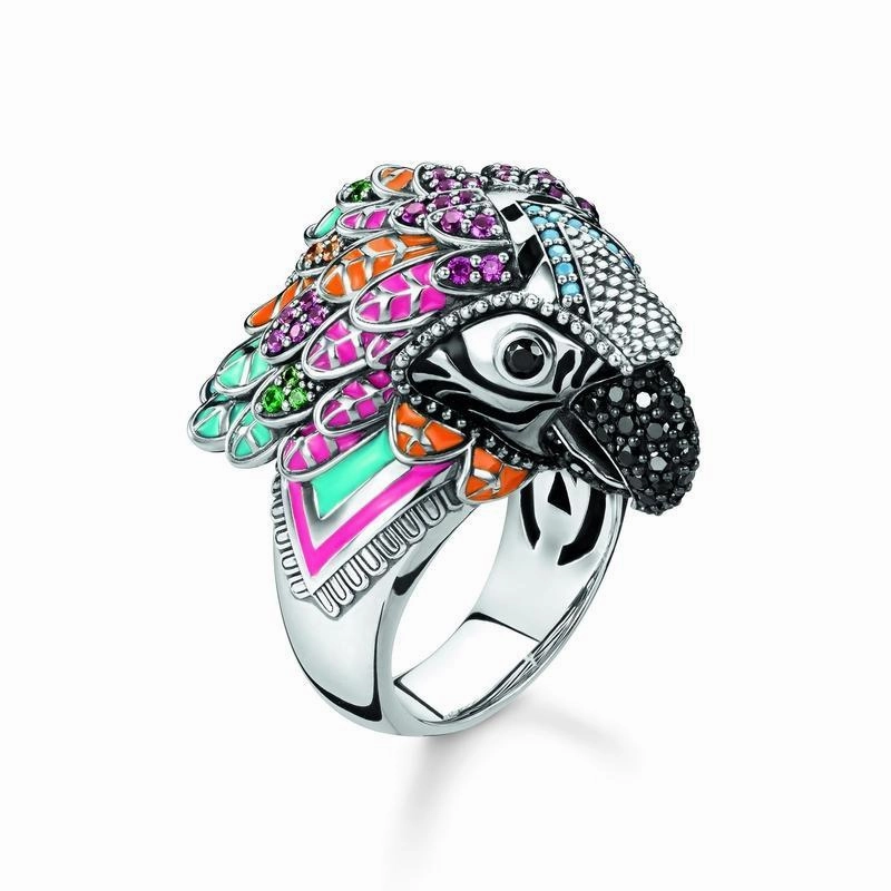 Thomas Sabo CZ Parrot Head Ring