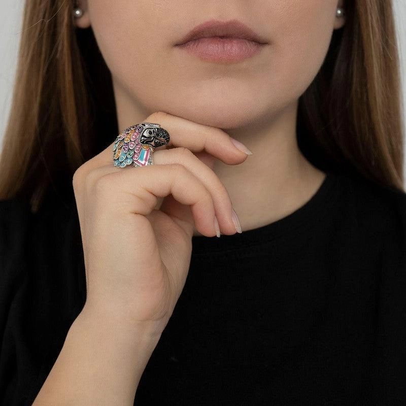 Thomas Sabo CZ Parrot Head Ring