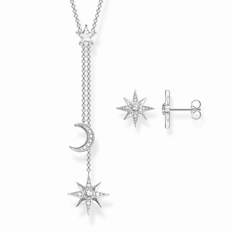 Thomas Sabo CZ Star Silver Stud Earrings