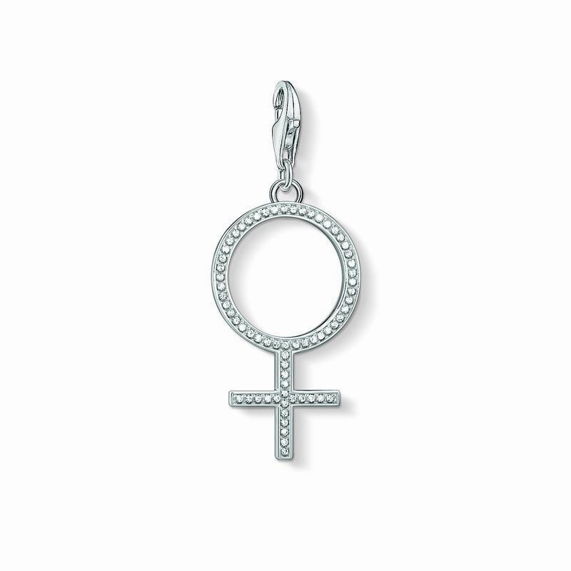 Thomas Sabo CZ Venus Symbol Charm
