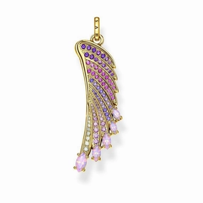 Thomas Sabo Gold Bright Hummingbird Wing Pendant