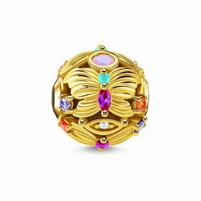Thomas Sabo Gold Butterflies Bead