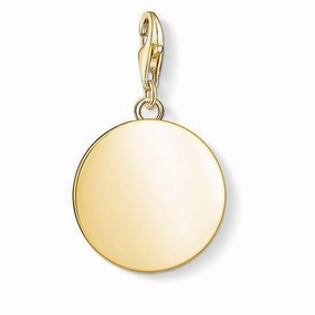 Thomas Sabo Gold Disc Charm