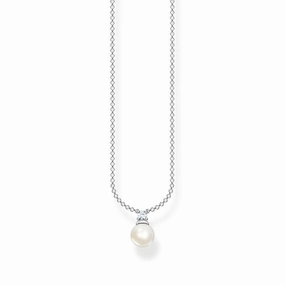 Thomas Sabo Necklace pearl silver