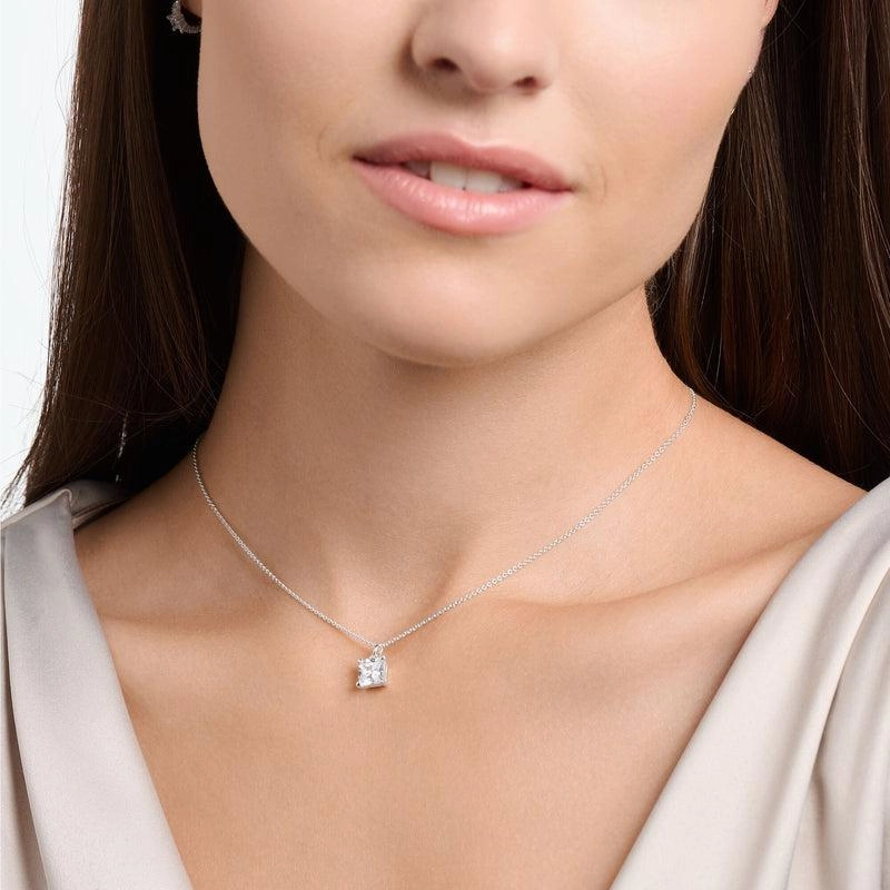 Thomas Sabo Necklace with white stone silver